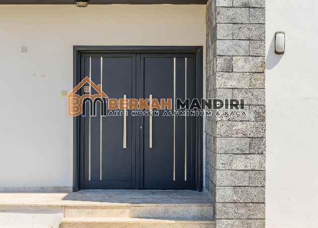 Pasang Kusen Aluminium Cilincing Jakarta Utara khusus pintu utama rumah mewah
