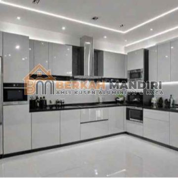 Kitchen set Aluminium Pondokgede untuk dapur sempit minimalis