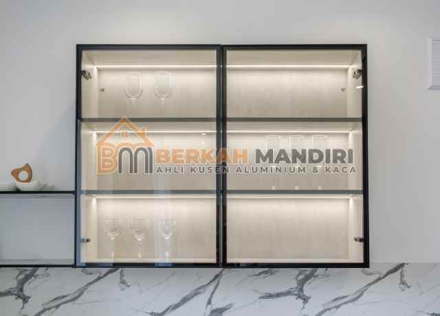 Jasa buat display kaca Bekasi