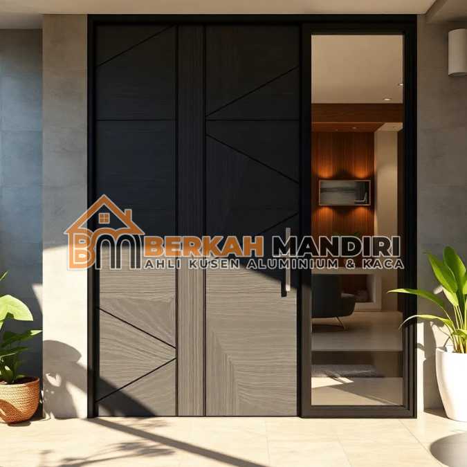 Distributor Pintu Panel Aluminium Tangan Pertama Harga Pabrik Area Bekasi