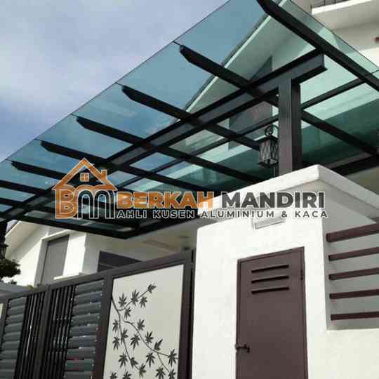 Spesialis Kanopi Kaca Tampered Tangerang Tangan Pertama