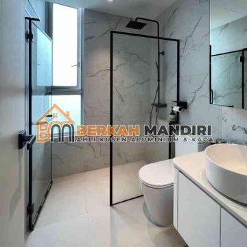 Harga promo kaca shower screen bekasi tempered