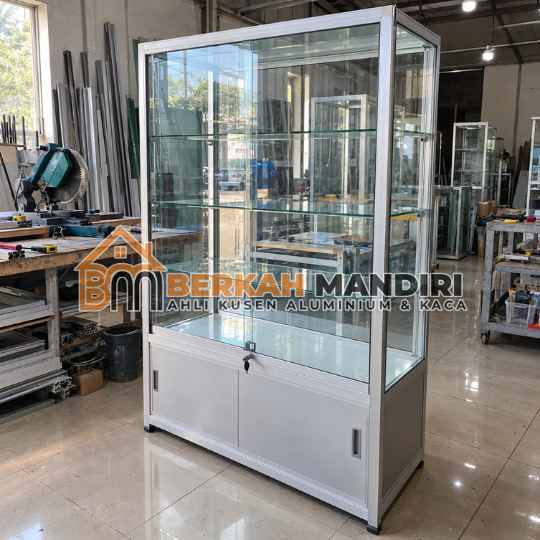 Pembuatan Etalase Kaca Aluminium Tangerang Custom Ruangan