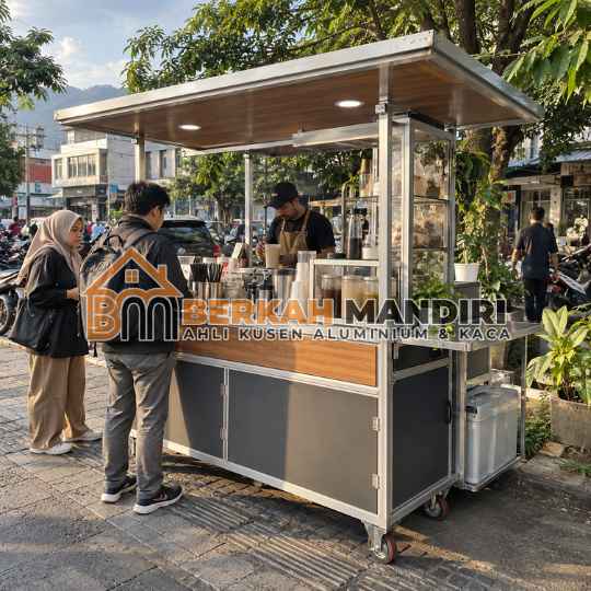 Pembuatan Gerobak Aluminium Custom Bogor Pikat Pelanggan